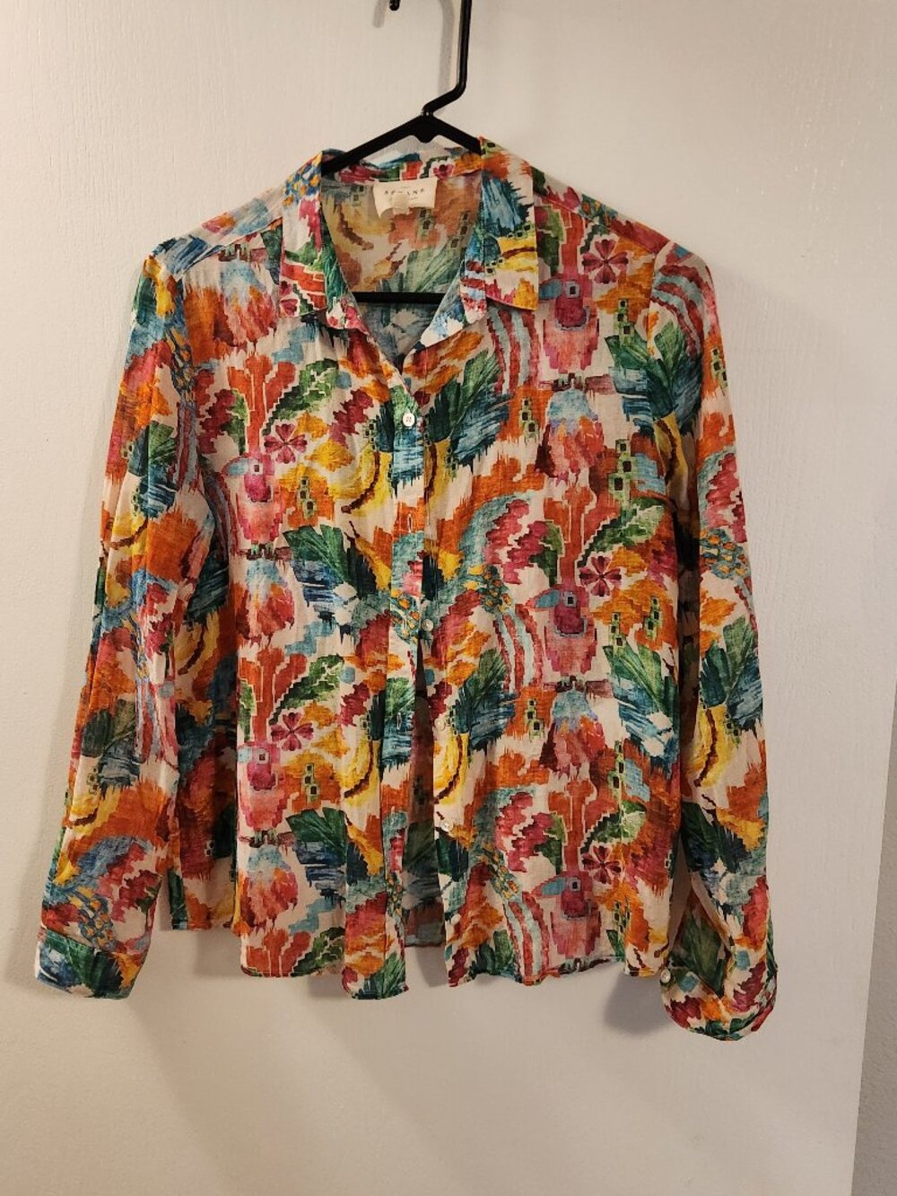 Sezane Pierro Shirt Tropics Écru - Size 2